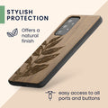 kwmobile Hülle kompatibel mit Samsung Galaxy A53 5G Hülle - Handy Cover - TPU Handyhülle Kompass Vintage