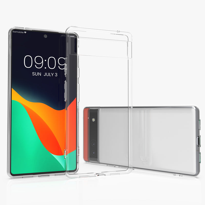 kwmobile Hülle kompatibel mit Google Pixel 6a Silikon Handyhülle Handy Case
