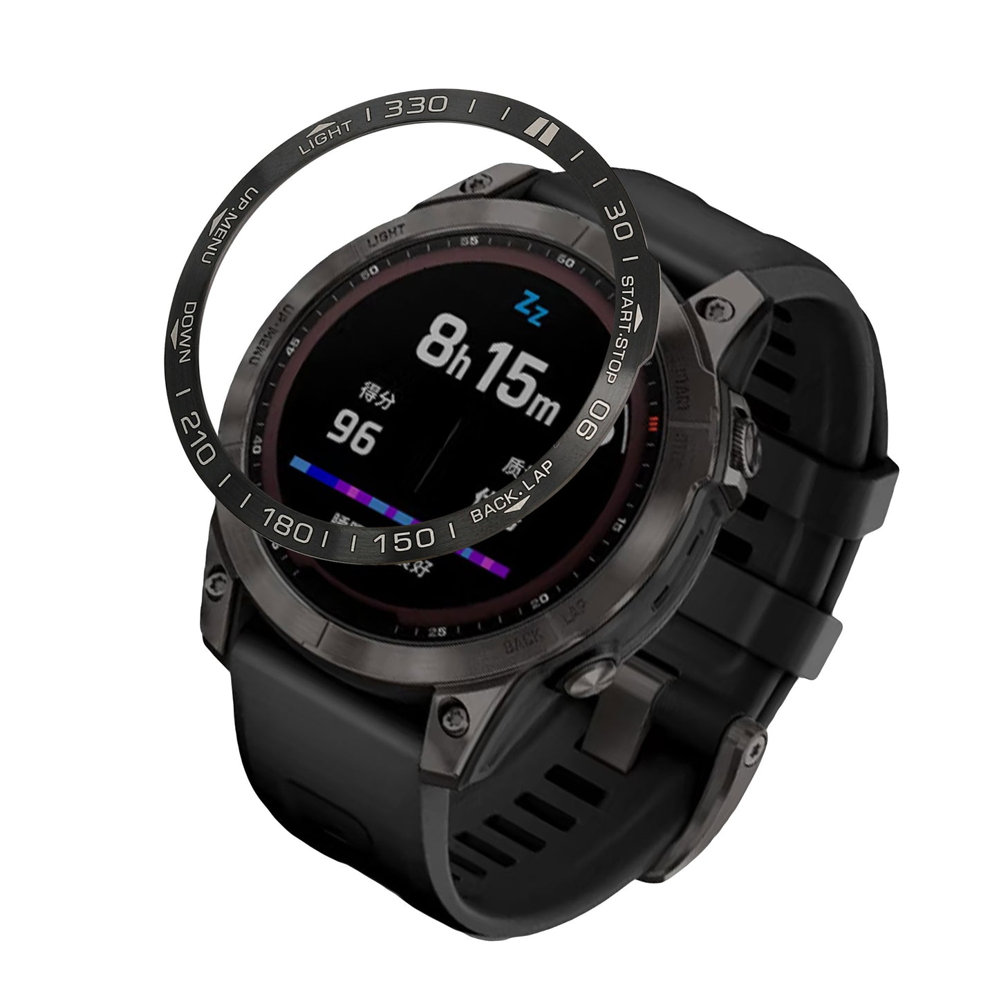 kwmobile Schutzring kompatibel mit Garmin Fenix 7 Fitnesstracker