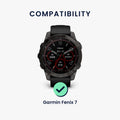 kwmobile Schutzring kompatibel mit Garmin Fenix 7 Fitnesstracker