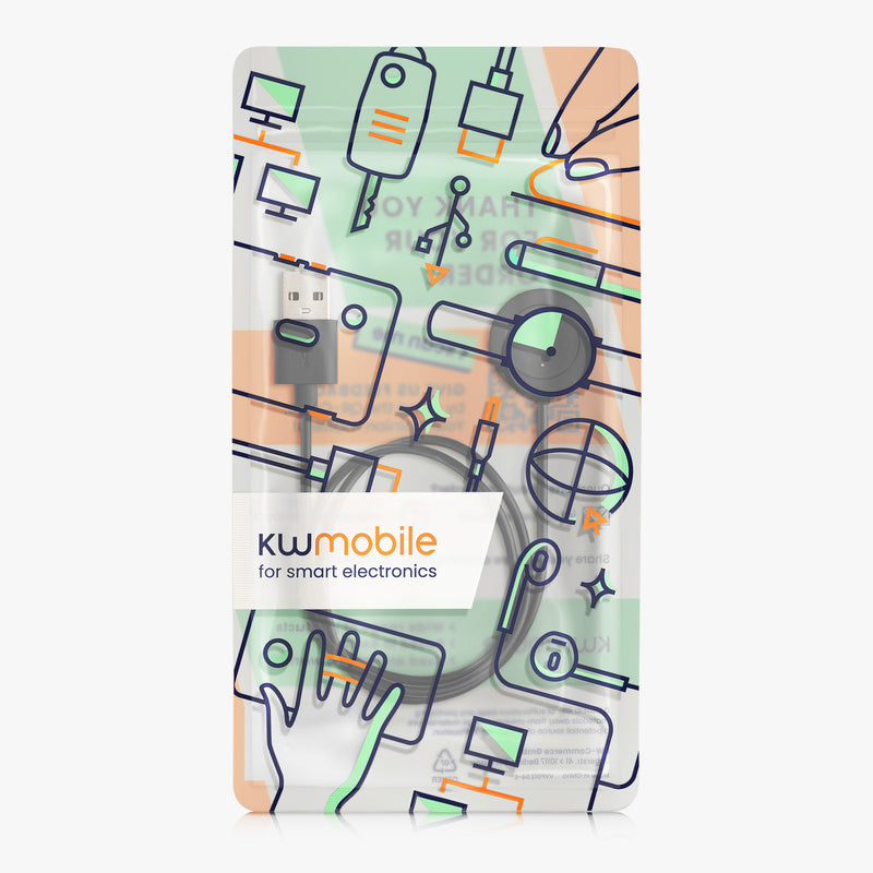 kwmobile USB Kabel Charger kompatibel mit Xiaomi Mi Watch Color Sport / S1 Active Ladekabel Smart Watch Ersatzkabel Fitnesstracker Aufladekabel