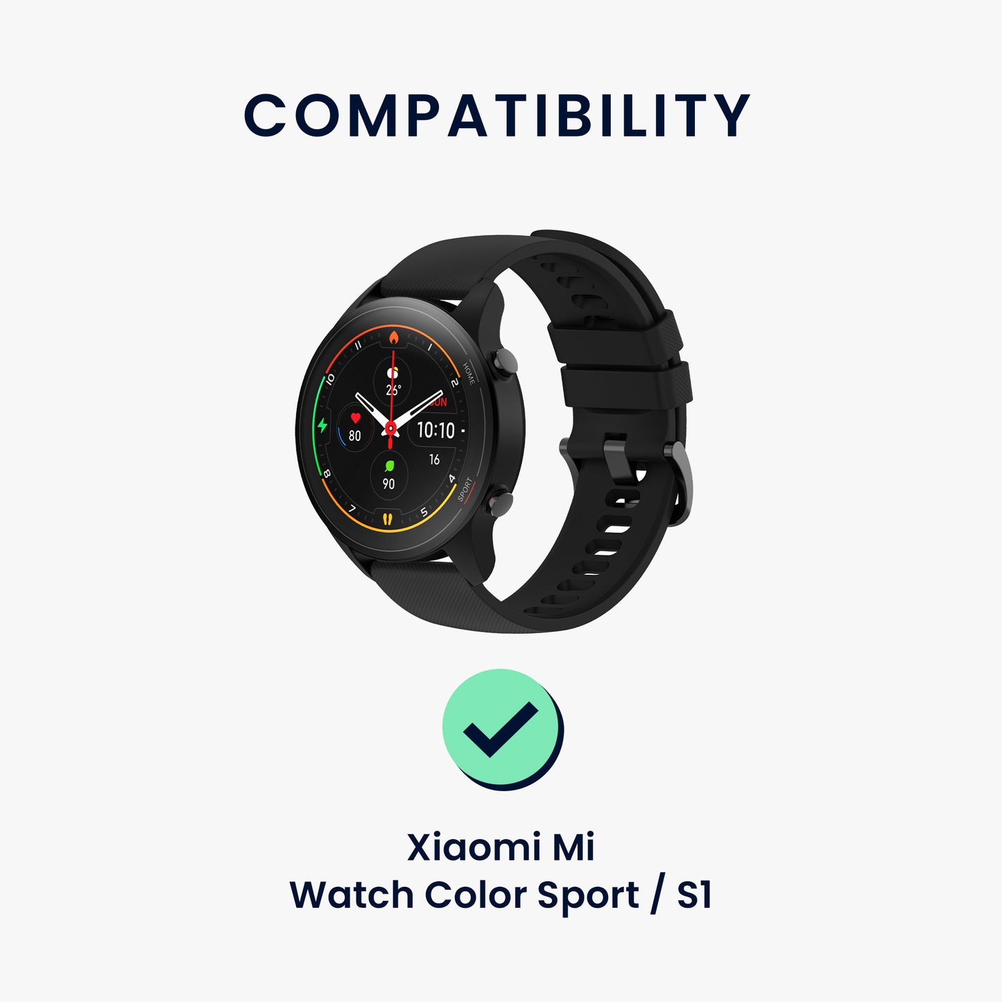 kwmobile USB Kabel Charger kompatibel mit Xiaomi Mi Watch Color Sport / S1 Active Ladekabel Smart Watch Ersatzkabel Fitnesstracker Aufladekabel