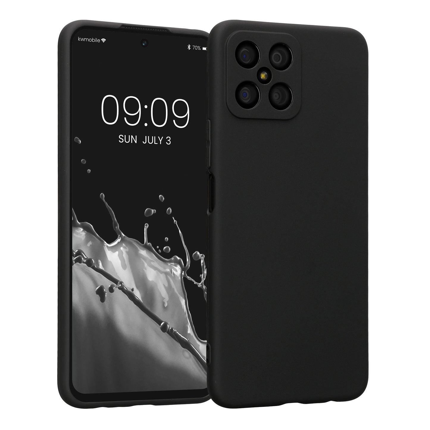 kwmobile Handyhülle für HONOR X8 Hülle weiches Handy Silikon Case Schutzhülle Cover