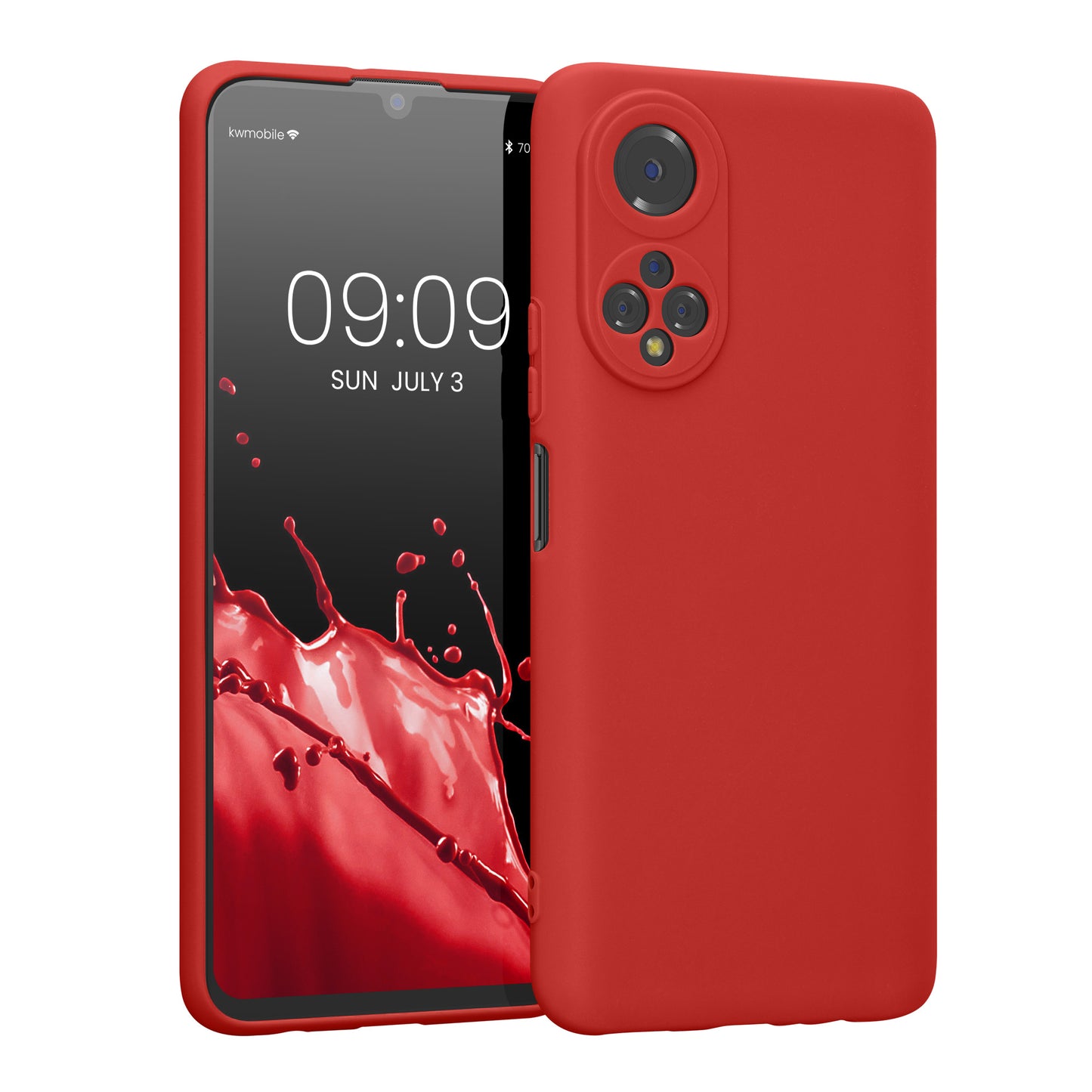 kwmobile Handyhülle für HONOR X7 Hülle - weiches Handy Silikon Case - Schutzhülle Cover
