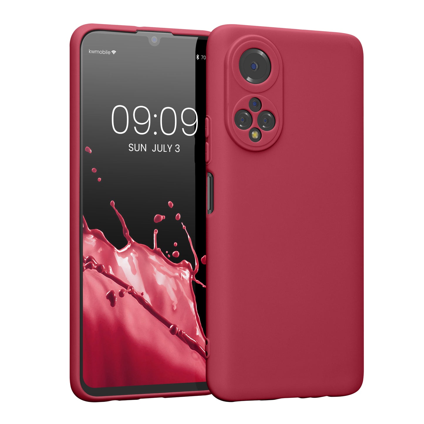 kwmobile Handyhülle für HONOR X7 Hülle - weiches Handy Silikon Case - Schutzhülle Cover
