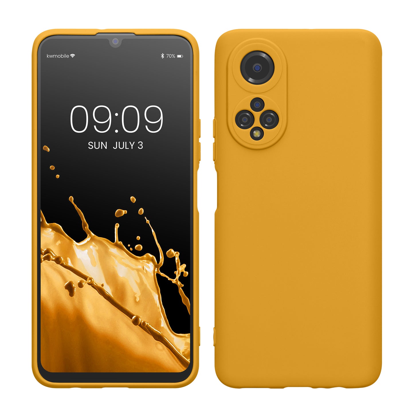 kwmobile Handyhülle für HONOR X7 Hülle - weiches Handy Silikon Case - Schutzhülle Cover