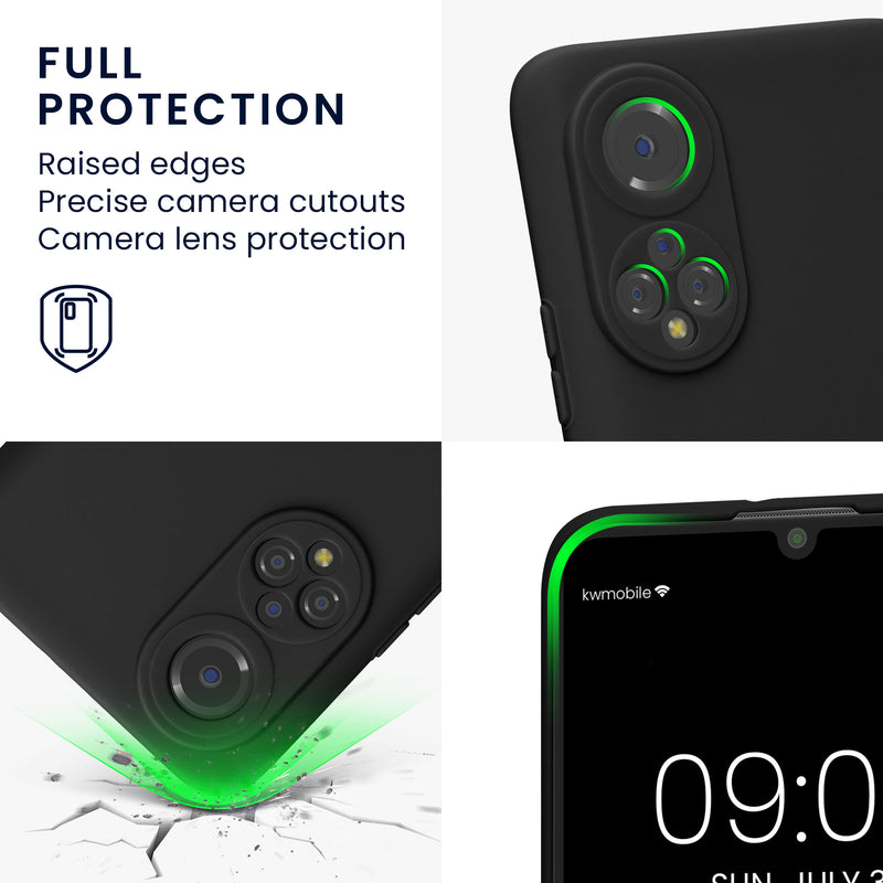 kwmobile Handyhülle für HONOR X7 Hülle - weiches Handy Silikon Case - Schutzhülle Cover