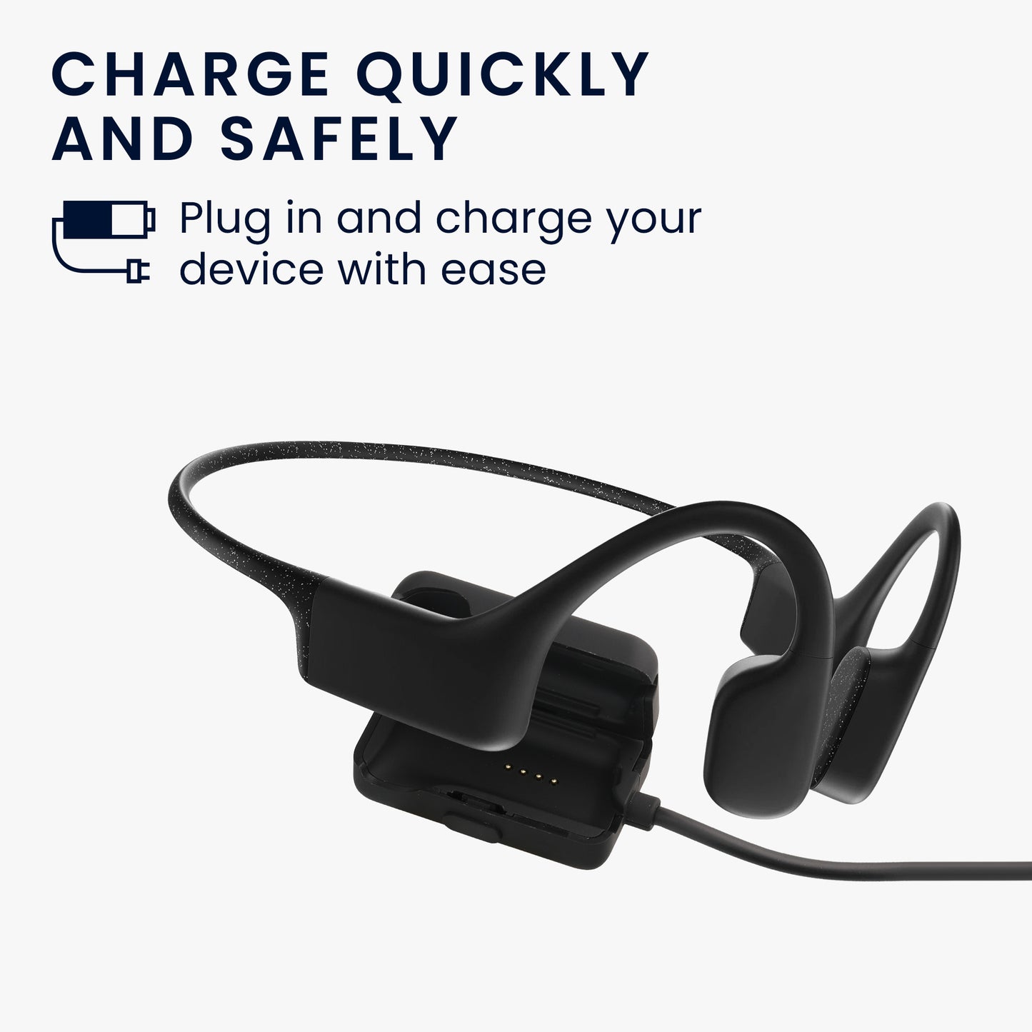 kwmobile USB Kabel Charger kompatibel mit AfterShokz Xtrainerz AS700 / OpenSwim S700 Ladekabel Smart Watch Ersatzkabel Fitnesstracker Aufladekabel