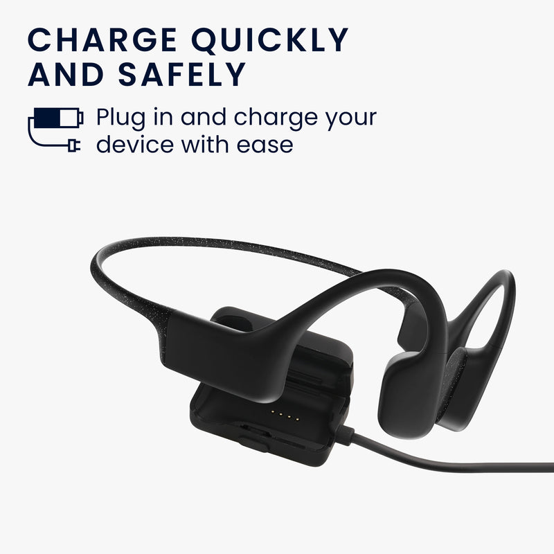 kwmobile USB Kabel Charger kompatibel mit AfterShokz Xtrainerz AS700 / OpenSwim S700 Ladekabel Smart Watch Ersatzkabel Fitnesstracker Aufladekabel