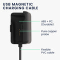 kwmobile USB Kabel Charger kompatibel mit AfterShokz Xtrainerz AS700 / OpenSwim S700 Ladekabel Smart Watch Ersatzkabel Fitnesstracker Aufladekabel