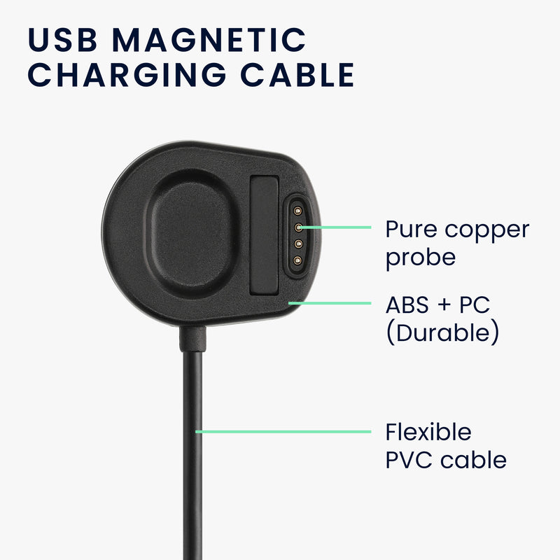 kwmobile USB Kabel Charger kompatibel mit Suunto 7 Ladekabel Smart Watch Ersatzkabel Fitnesstracker Aufladekabel