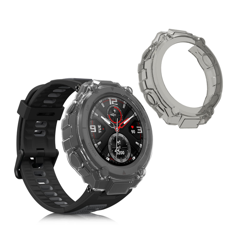 kwmobile Sport Schutzhülle kompatibel mit Huami Amazfit T-Rex / T-Rex Pro Hülle Case ohne Tracker
