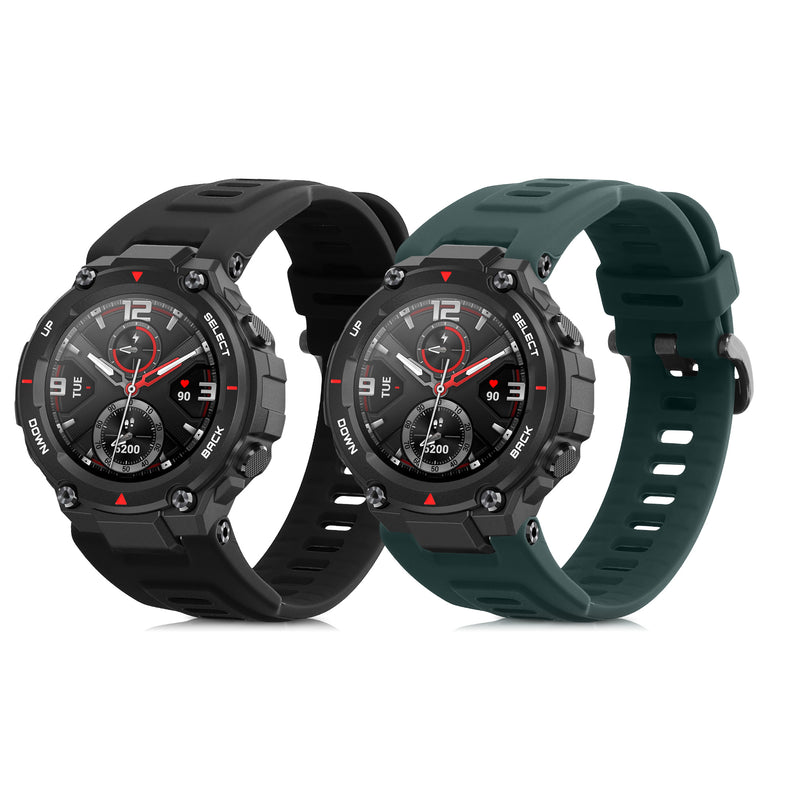kwmobile Uhrenarmband für Huami Amazfit T-Rex / T-Rex Pro Armband Fitnesstracker Band Set Ersatzarmband Smartwatch