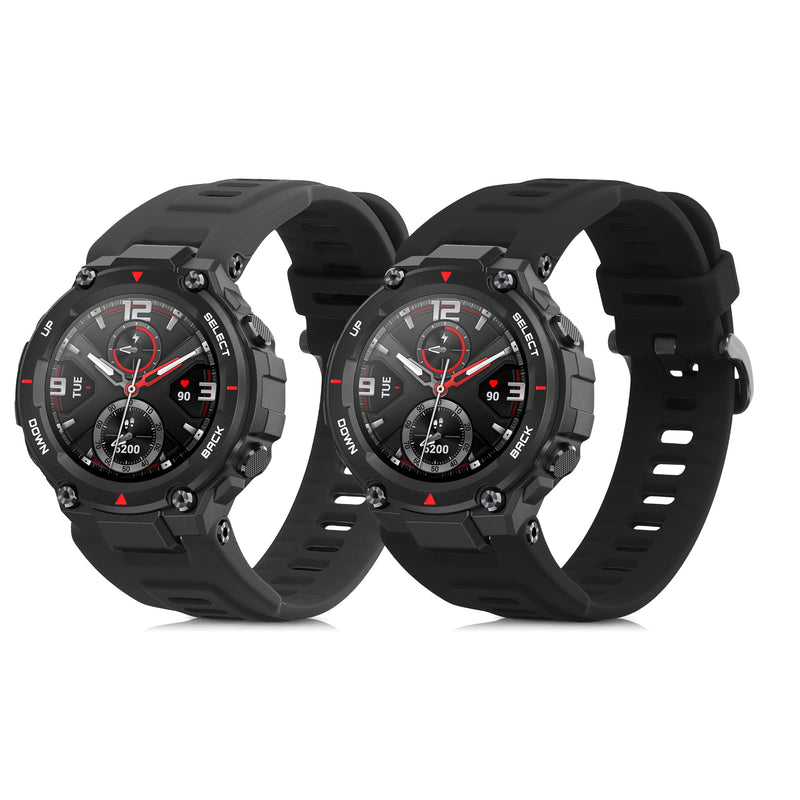 kwmobile Uhrenarmband für Huami Amazfit T-Rex / T-Rex Pro Armband Fitnesstracker Band Set Ersatzarmband Smartwatch