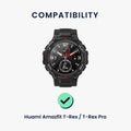 kwmobile Uhrenarmband für Huami Amazfit T-Rex / T-Rex Pro Armband Fitnesstracker Band Set Ersatzarmband Smartwatch
