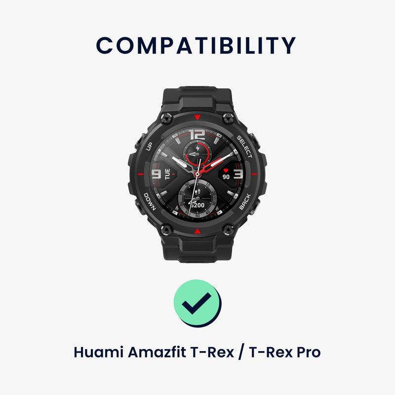 kwmobile Uhrenarmband für Huami Amazfit T-Rex / T-Rex Pro Armband Fitnesstracker Band Set Ersatzarmband Smartwatch