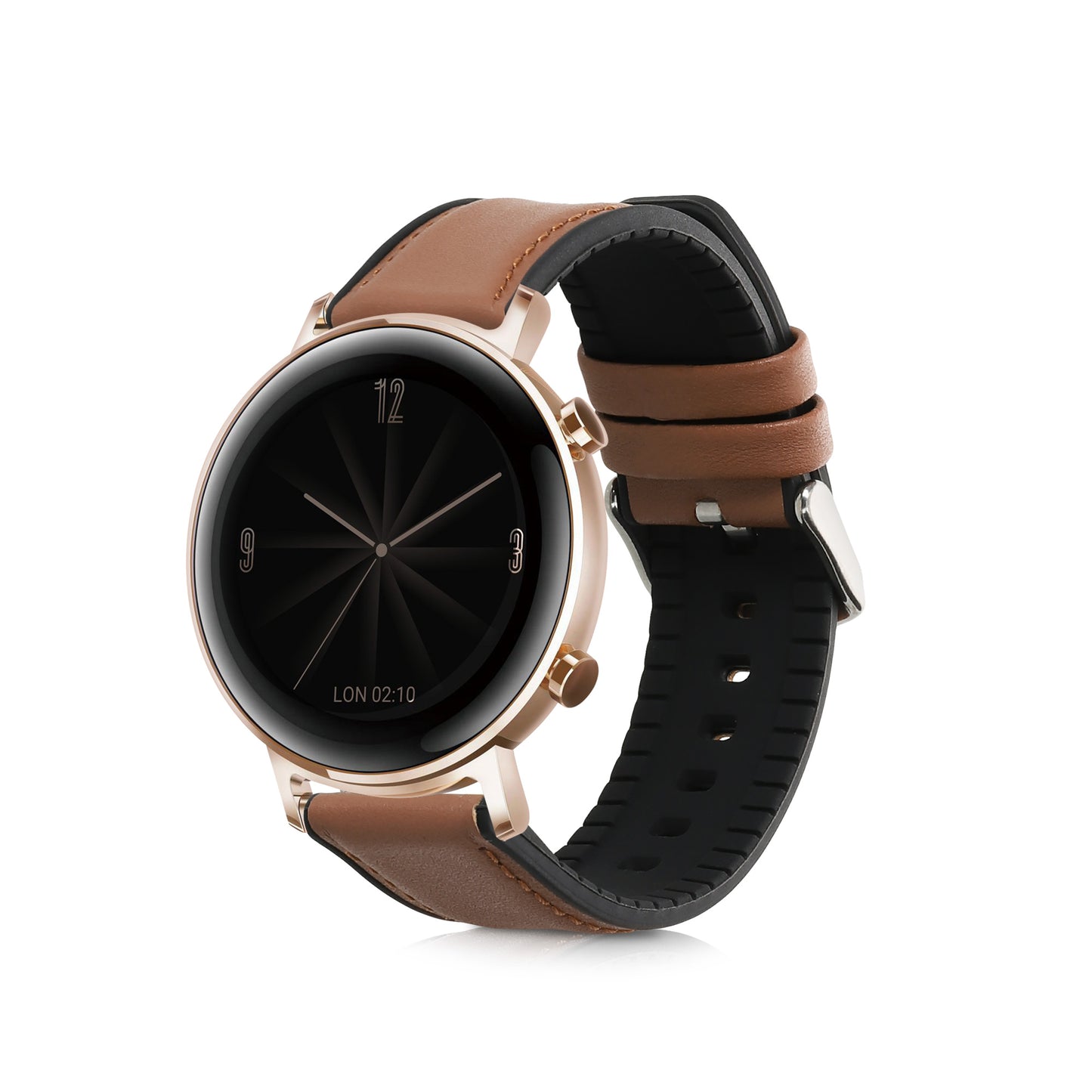 kwmobile Uhrenarmband für Huawei Watch 2 / Watch GT2 / Honor Magic Watch 2 Armband Ersatzarmband für Fitnesstracker mit Uhrenverschluss Wechselarmband Smartwatch