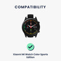 kwmobile Uhrenarmband für Xiaomi Mi Watch / Mi Watch Color Sport Armband Fitnesstracker Band Set Ersatzarmband Smartwatch