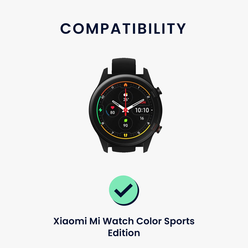 kwmobile Uhrenarmband für Xiaomi Mi Watch / Mi Watch Color Sport Armband Fitnesstracker Band Set Ersatzarmband Smartwatch