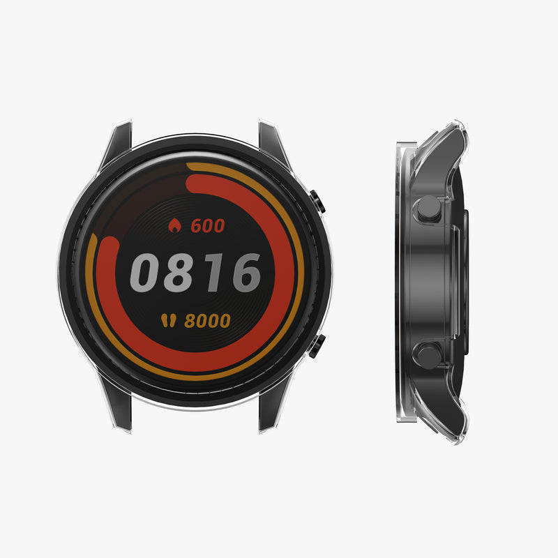 kwmobile Glas Hülle für Xiaomi Mi Watch / Mi Watch Color Sport Schutzhülle Fullbody Fitnesstracker Case Set