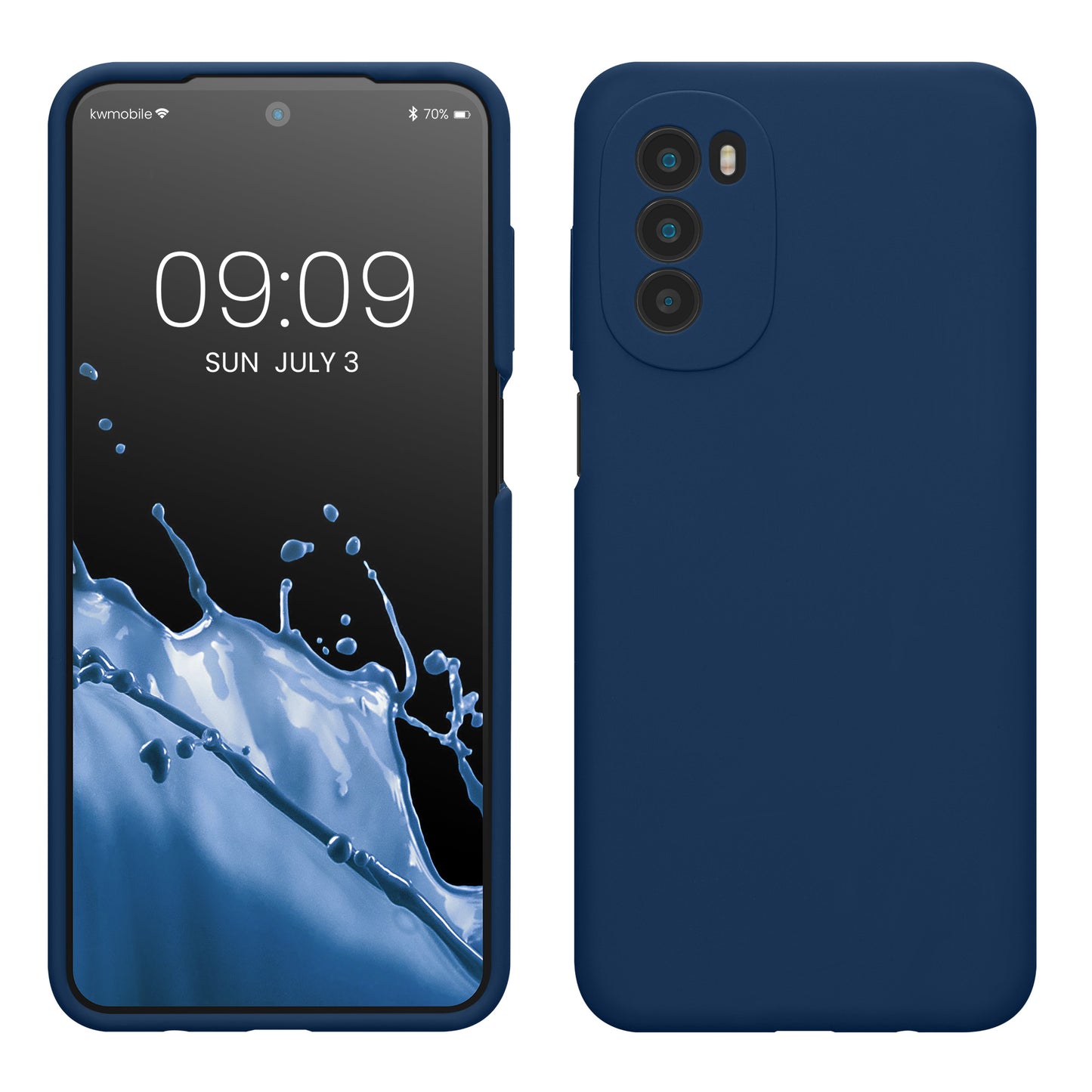 kwmobile Handyhülle für Motorola Moto G52 / Moto G82 5G Hülle - Case Silikon - Kabelloses Laden - Schutzhülle Cover