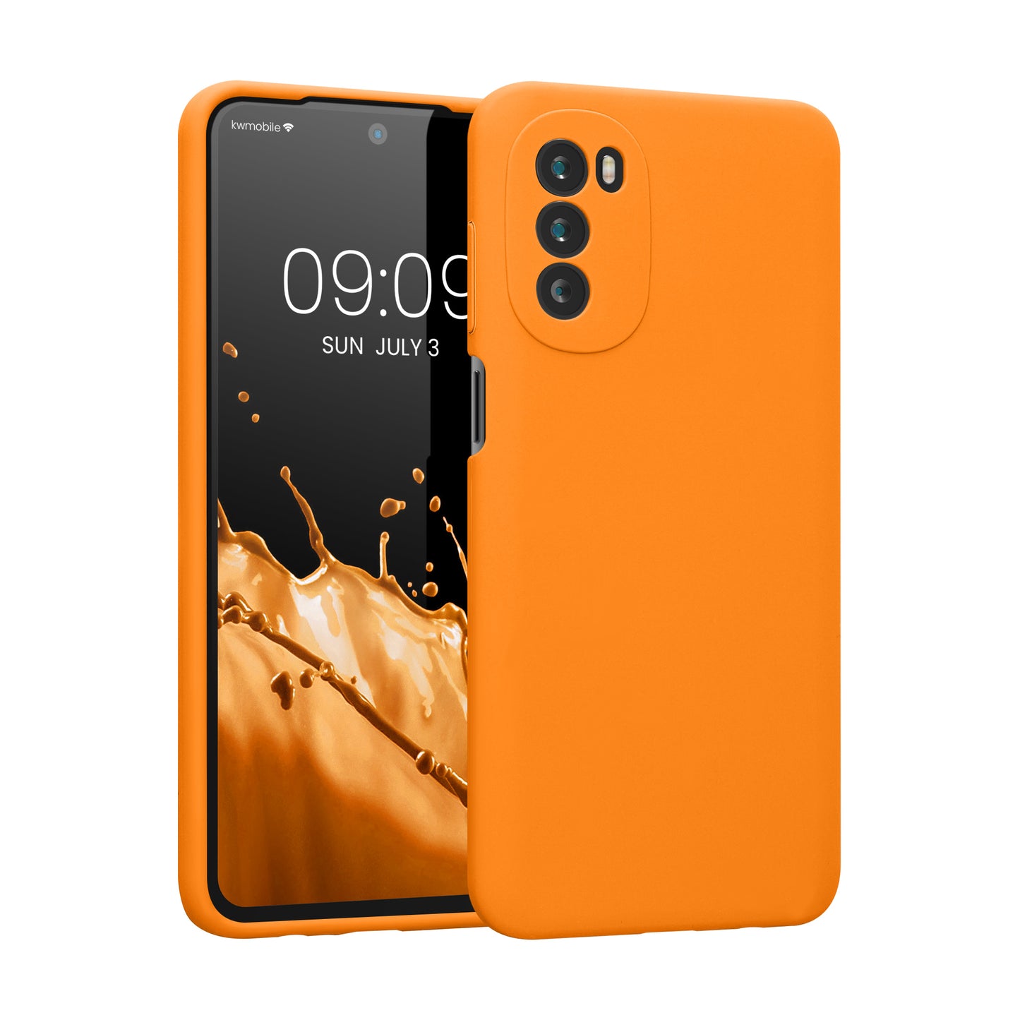 kwmobile Handyhülle für Motorola Moto G52 / Moto G82 5G Hülle - Case Silikon - Kabelloses Laden - Schutzhülle Cover
