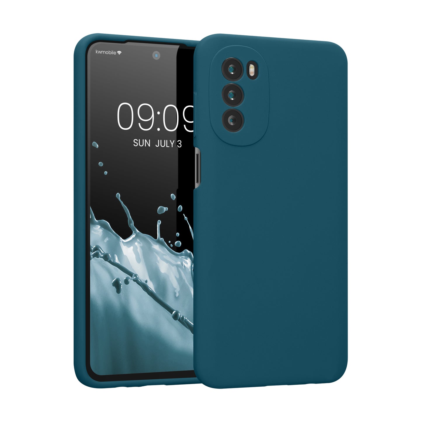 kwmobile Handyhülle für Motorola Moto G52 / Moto G82 5G Hülle - Case Silikon - Kabelloses Laden - Schutzhülle Cover