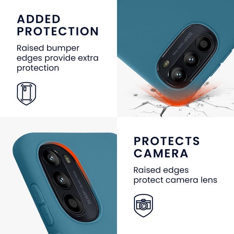 kwmobile Handyhülle für Motorola Moto G52 / Moto G82 5G Hülle - Kabelloses Laden - Schutzhülle Cover