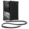 kwmobile Necklace Case kompatibel mit Google Pixel 6a Hülle - Cover mit Kordel zum Umhängen - Silikon Schutzhülle