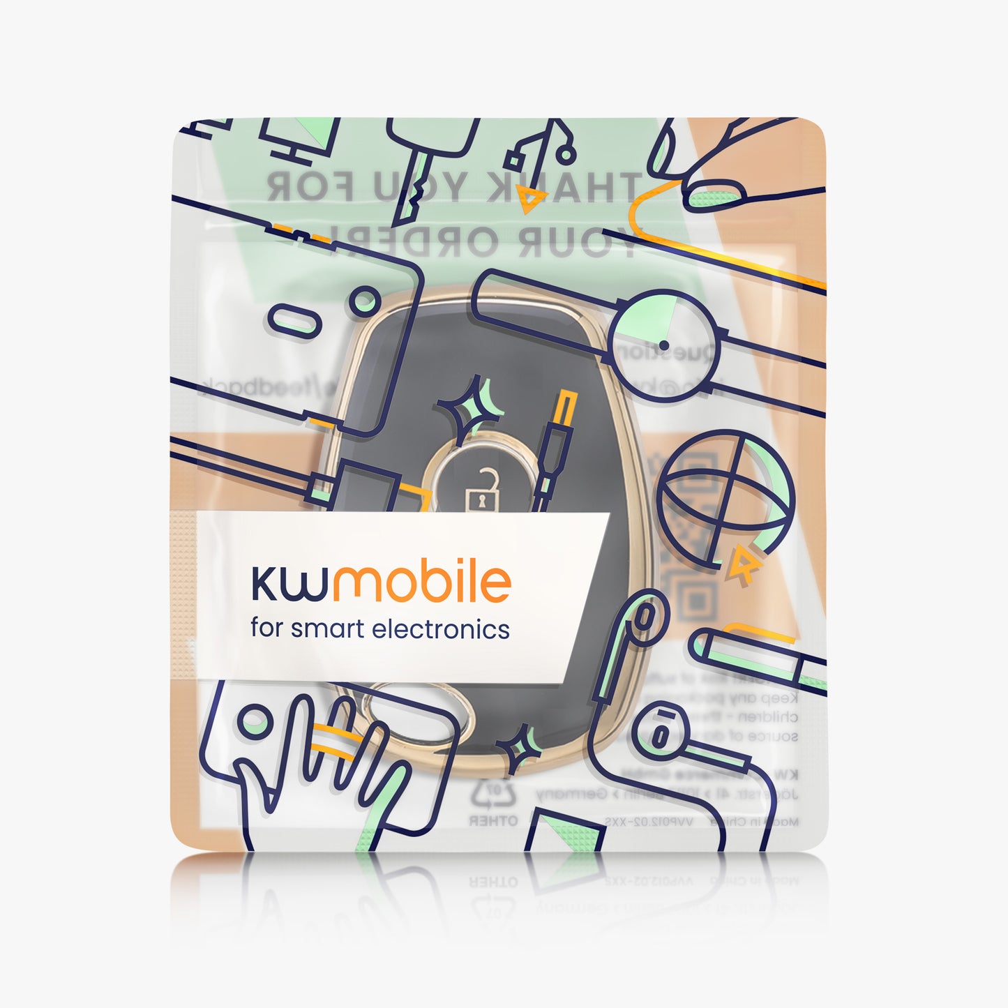 kwmobile Autoschlüssel Hülle kompatibel mit Renault Dacia 2-Tasten Autoschlüssel - Schlüsselhülle Silikon Cover