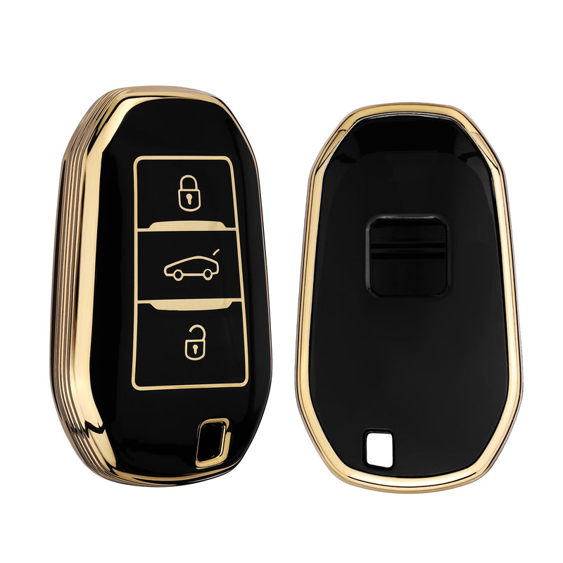 Silikon Hülle kompatibel mit Peugeot Citroen Autoschlüssel