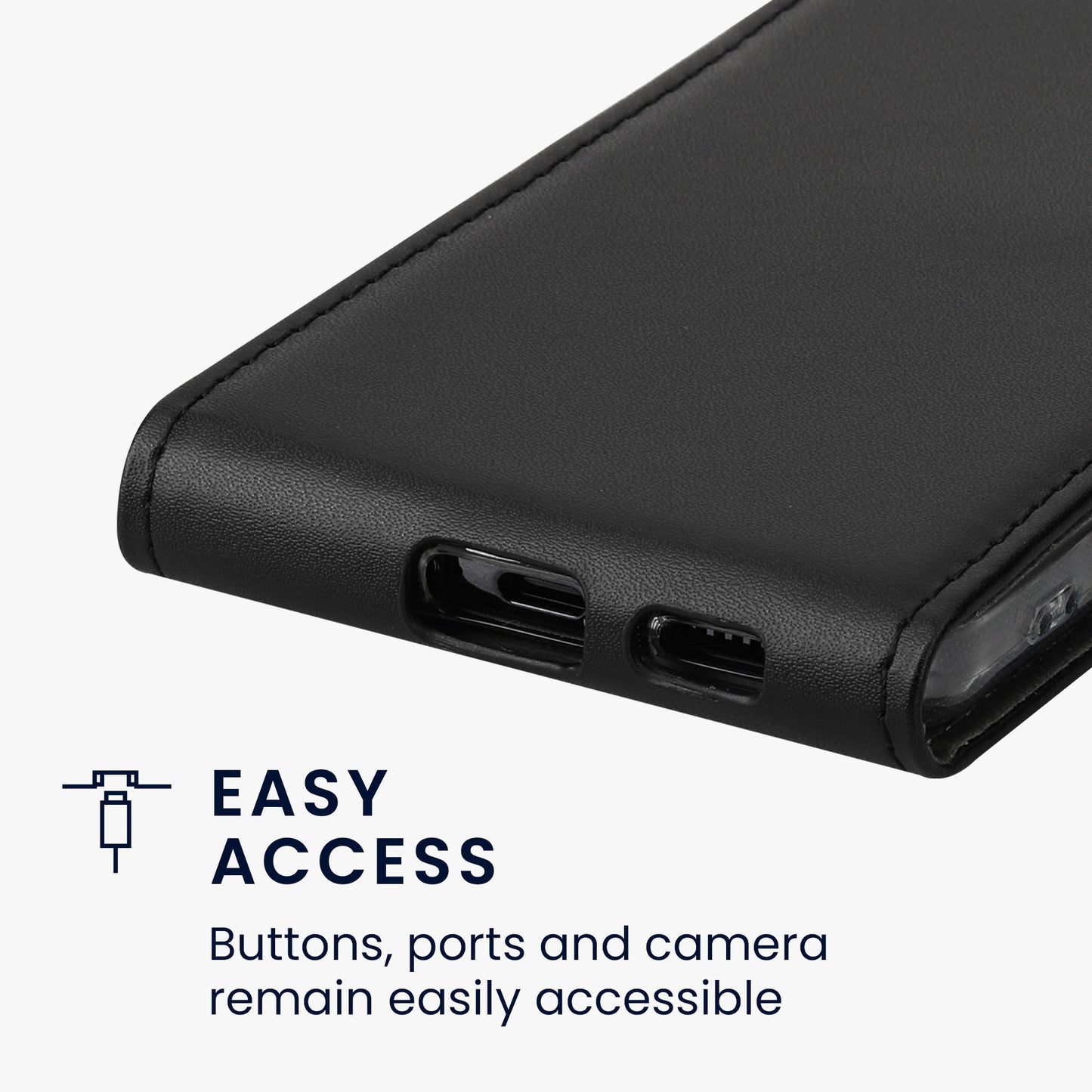 kwmobile Schutzhülle kompatibel mit Samsung Galaxy A53 5G - Hülle Handy - Flip Case Handyhülle