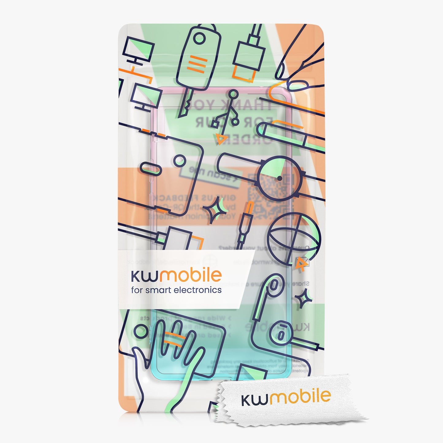 kwmobile Case kompatibel mit Google Pixel 6a - Hülle Handy - Handyhülle Transparent