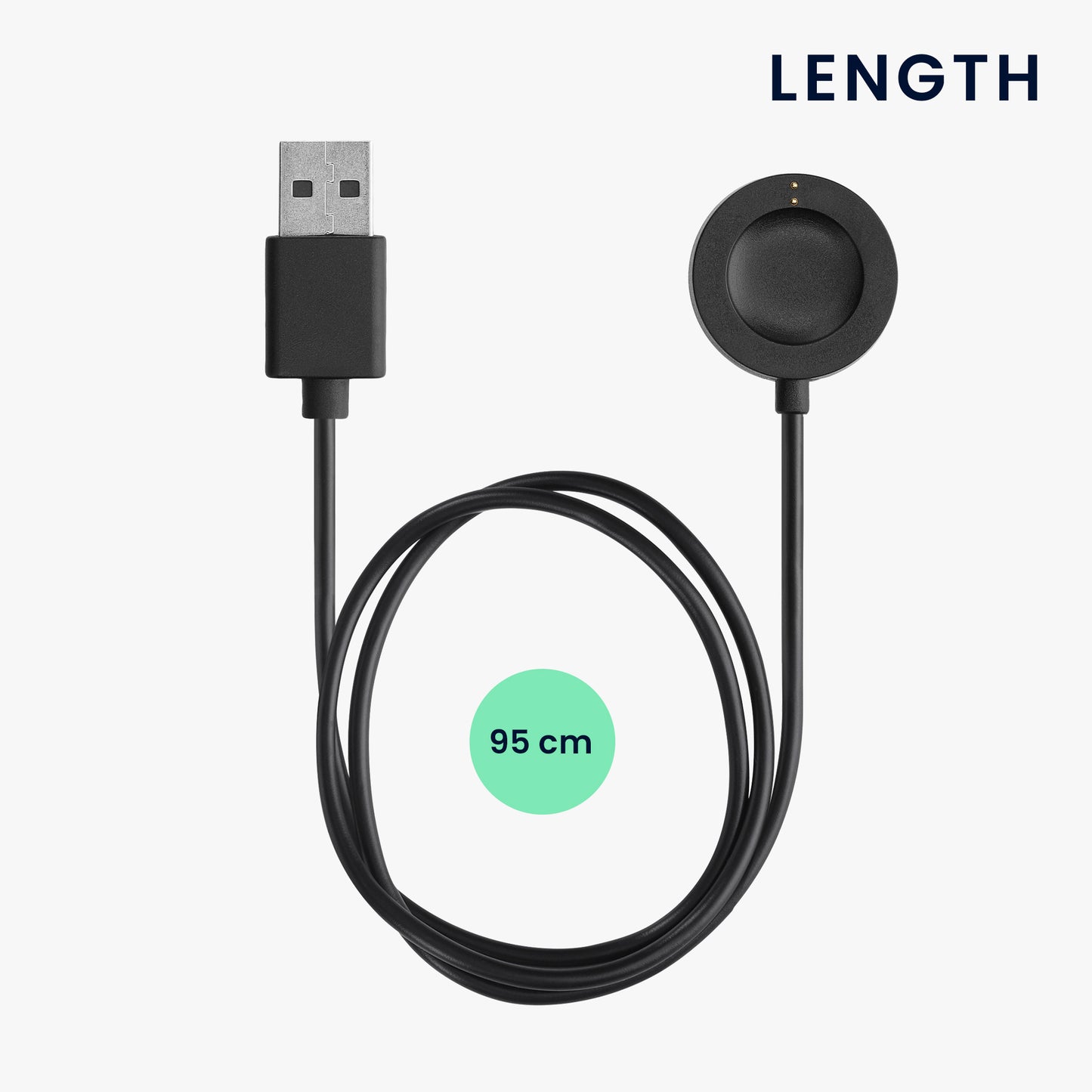 kwmobile USB Kabel Charger kompatibel mit Fossil Gen 6 5 4 Smartwatch / Skagen Falster 2 Ladekabel Smart Watch Ersatzkabel Fitnesstracker Aufladekabel
