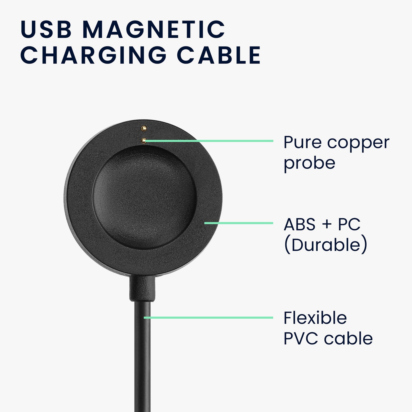 kwmobile USB Kabel Charger kompatibel mit Fossil Gen 6 5 4 Smartwatch / Skagen Falster 2 Ladekabel Smart Watch Ersatzkabel Fitnesstracker Aufladekabel