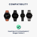 kwmobile USB Kabel Charger kompatibel mit Fossil Gen 6 5 4 Smartwatch / Skagen Falster 2 Ladekabel Smart Watch Ersatzkabel Fitnesstracker Aufladekabel