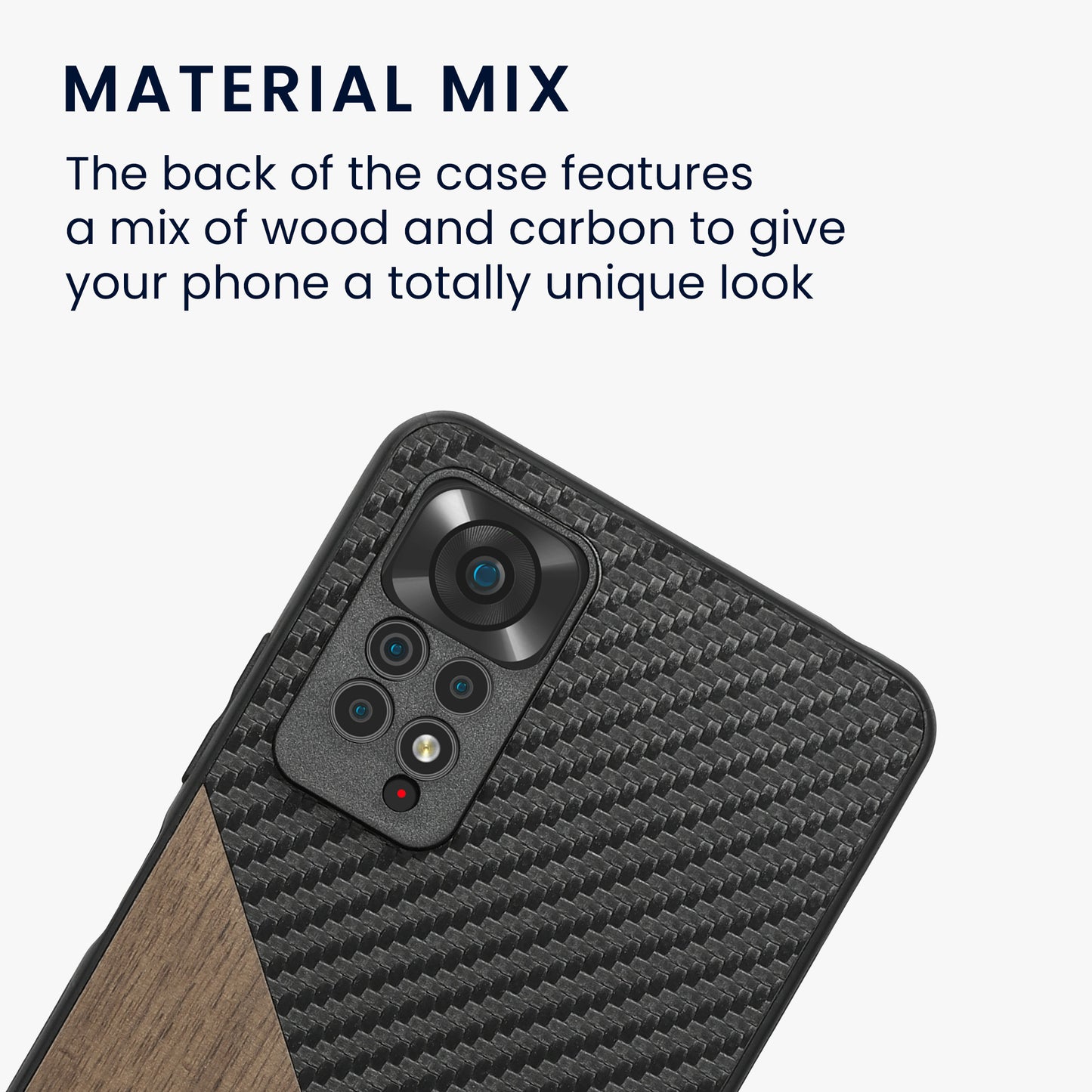kwmobile Hülle kompatibel mit Xiaomi Redmi Note 11 Pro / Note 11 Pro (5G) / Note 12 Pro (4G) - Handyhülle - Handy Schutzhülle - Smartphone Cover