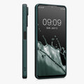 kwmobile Handyhülle für Xiaomi Redmi Note 11 Pro / Note 11 Pro (5G) / Note 12 Pro (4G) Hülle - Silikon Case metallisch schimmernd - Schutzhülle Cover