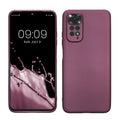 kwmobile Handyhülle für Xiaomi Redmi Note 11 / Note 11S Hülle - weiche Silikon Case metallisch schimmernd - Schutzhülle Cover
