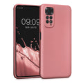 kwmobile Handyhülle für Xiaomi Redmi Note 11 / Note 11S Hülle - weiche Silikon Case metallisch schimmernd - Schutzhülle Cover