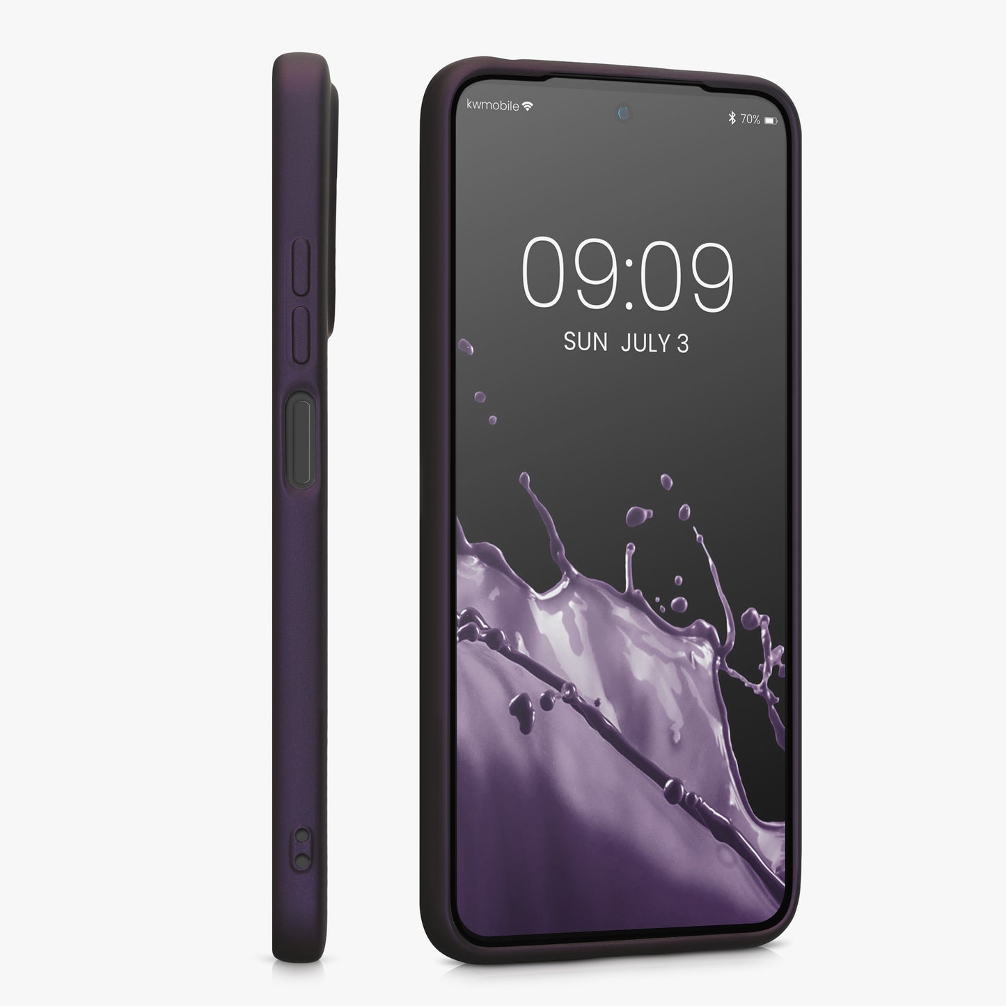 kwmobile Handyhülle für Xiaomi Redmi Note 11 / Note 11S Hülle - weiche Silikon Case metallisch schimmernd - Schutzhülle Cover
