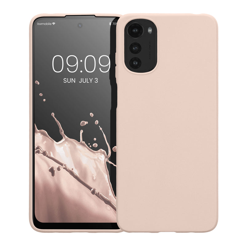 kwmobile Handyhülle für Motorola Moto E32 Hülle - Kabelloses Laden - Schutzhülle Cover