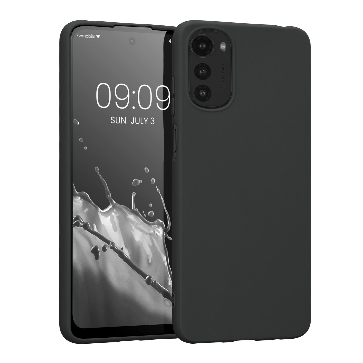 kwmobile Handyhülle für Motorola Moto E32 Hülle - Kabelloses Laden - Schutzhülle Cover