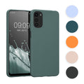 kwmobile Hülle kompatibel mit Motorola Moto E32 Hülle - weiches TPU Silikon Case - Cover geeignet für kabelloses Laden - Schwarz matt Schwarz matt  