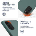 kwmobile Handyhülle für Motorola Moto E32 Hülle - Kabelloses Laden - Schutzhülle Cover