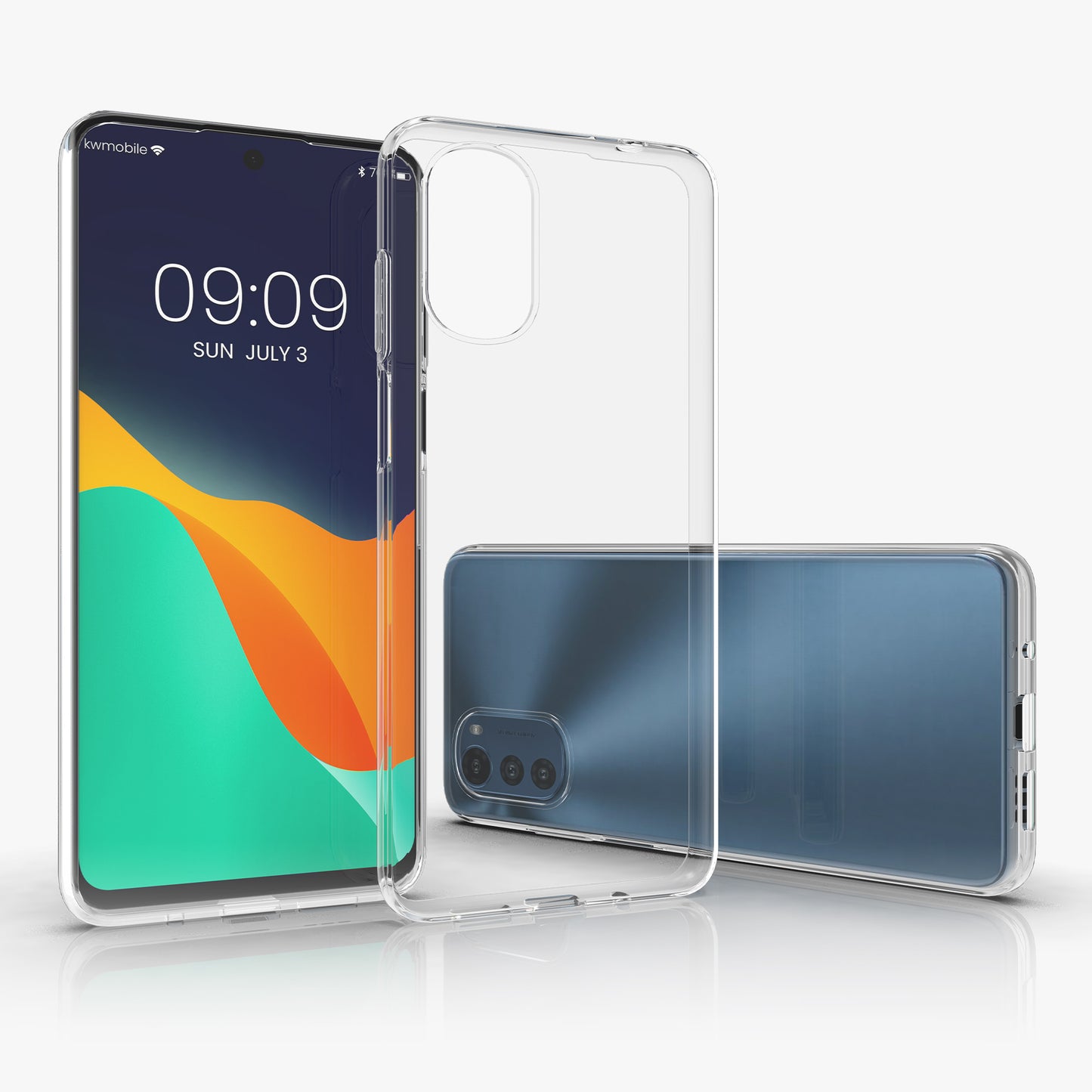 kwmobile Hülle kompatibel mit Motorola Moto E32 Handy Case