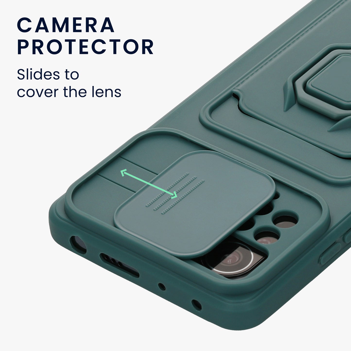 kwmobile Handyhülle kompatibel mit Xiaomi Redmi Note 11 Pro / Note 11 Pro (5G) / Note 12 Pro (4G) - Softcase mit Kameraschutz - Kartenfach