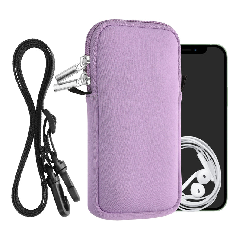 kwmobile Handytasche für Smartphones - Handy Tasche mit Handykette 15,2 x 8,3 cm Innenmaße