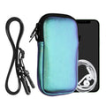 kwmobile Handytasche für Smartphones - Handy Tasche mit Handykette 15,2 x 8,3 cm Innenmaße