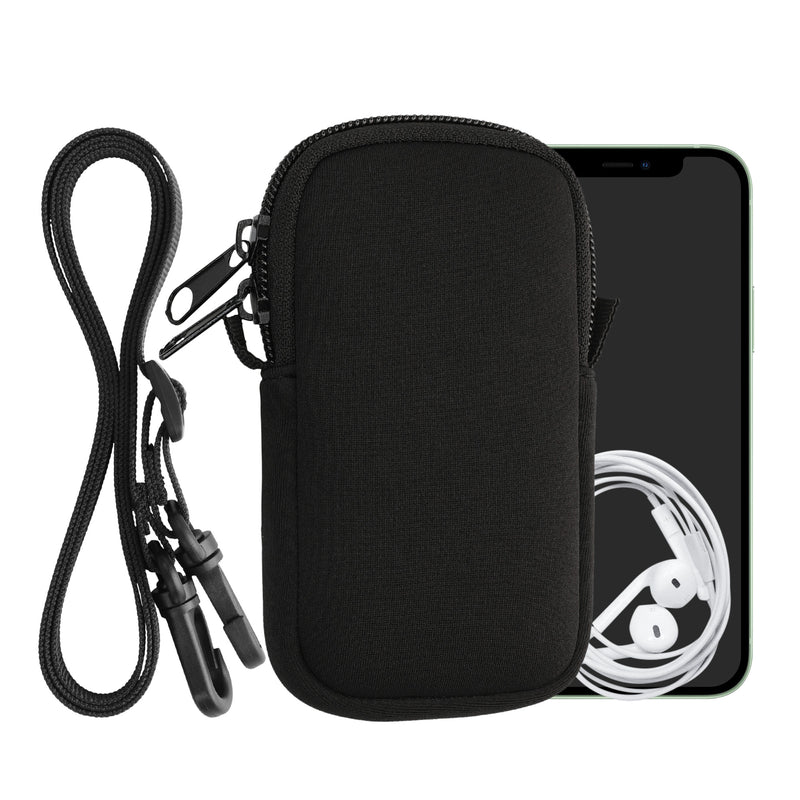 kwmobile Handytasche für Smartphones - Handy Tasche mit Handykette 15,2 x 8,3 cm Innenmaße